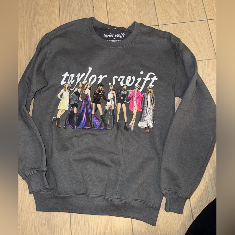 Taylor Swift eras Charcoal Sweatshirt